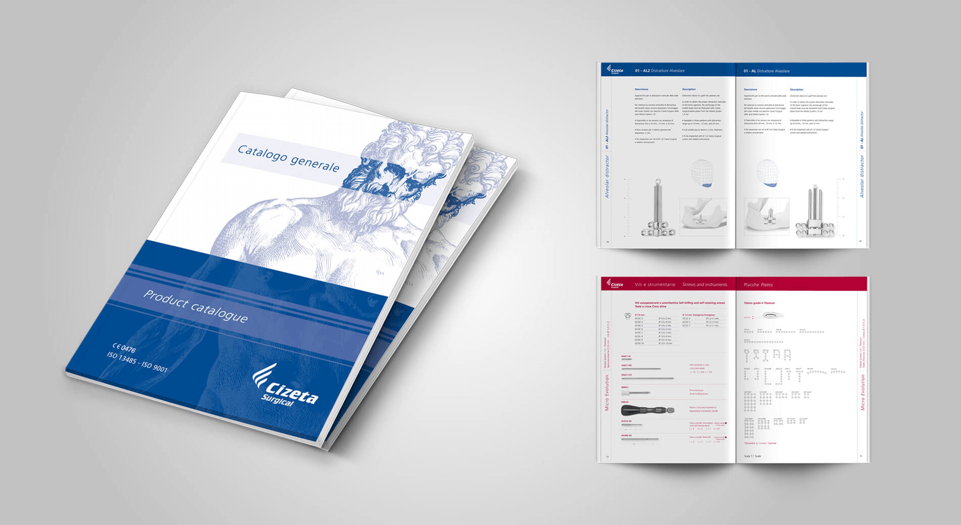 Catálogo Geral com lista de produção Cizeta Surgical