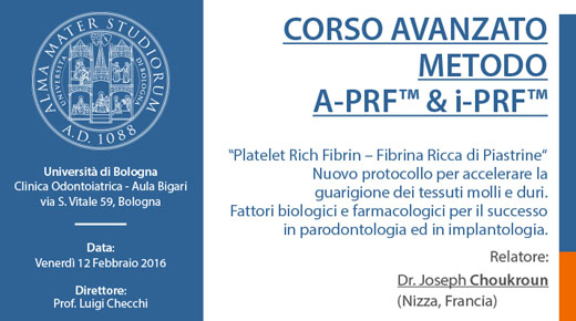 Corso avanzato metodo A-PRF™ e i-PRF™